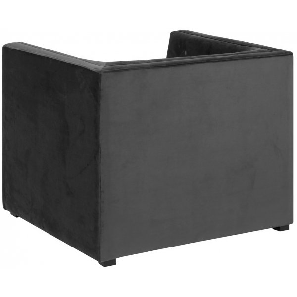 Chesterfield Milano ftlj i gr sammet