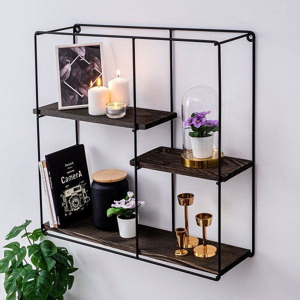 Lilac v�gghylla - Svart/natur