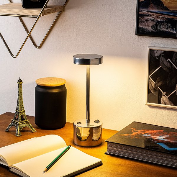 Lampe de table Kay - Chrome Lampe de table Kay - Chrome