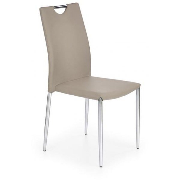 Stol Anton - Cappuccino/krom