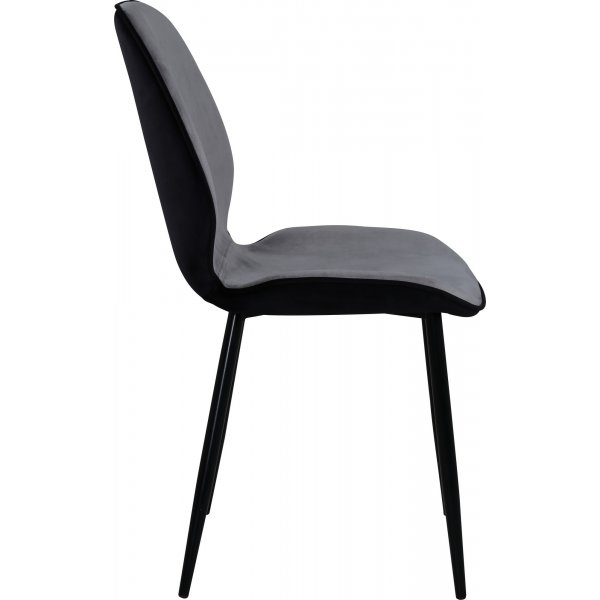 Chaise de salle  manger Nummi - Gris clair/noir