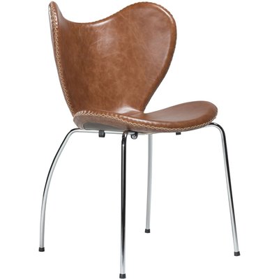 Butterfly stol ljusbrun läder / krom 4195 kr trendrum.se Spisestol krom