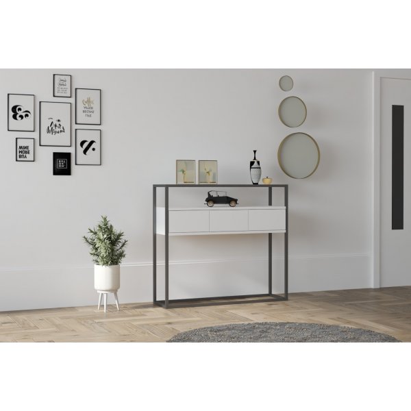 Guarda consoletafel 90 x 34 cm - Wit