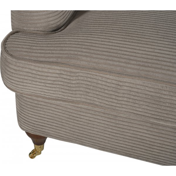 Fauteuil de luxe Howard Watford - Velours ctel marron clair