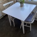 Kundbild Dalsland klaffbord 80-105 cm - Vit