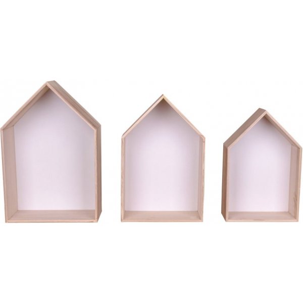 Verona vägghyllor - Natur/vit Verona vägghyllor - Natur/vit