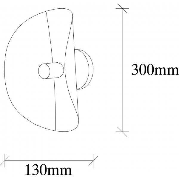 Sivani wandlamp 840 - Wit/goud