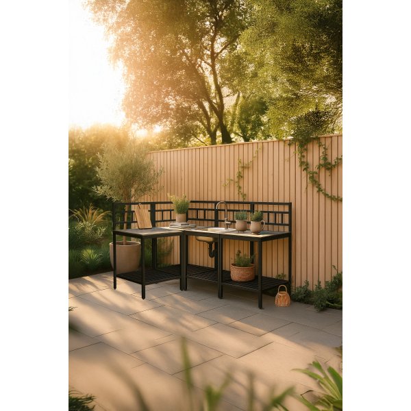 Utekk komplett svart - Alicante