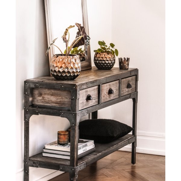 Factory Sideboard vintage - Grå/metall Factory Sideboard vintage - Grå/metall