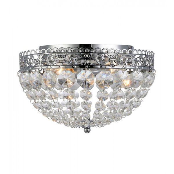 Saxholm Kristallplafond - Krom/Kristall