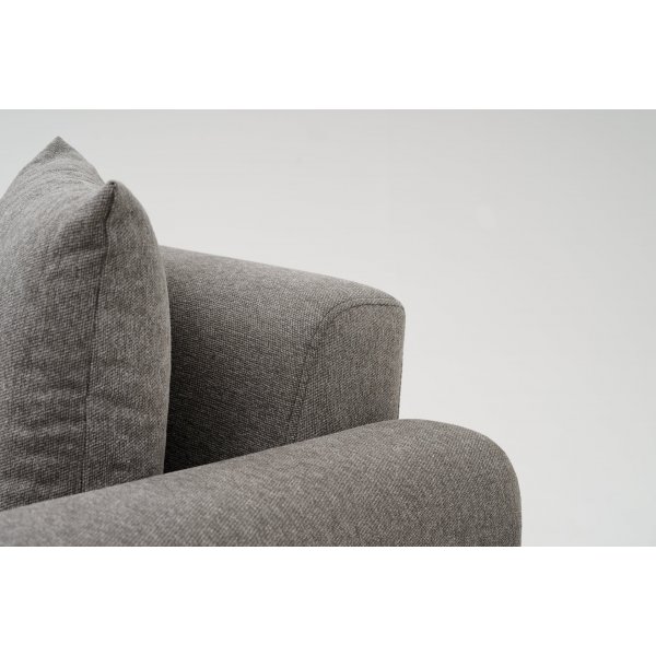 Side 2-sits soffa - Ljusgrå Side 2-sits soffa - Ljusgrå