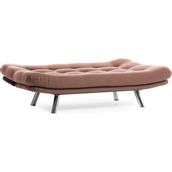 Canap lit 3 places Misa - Marron clair