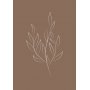 Poster - Drawed leaf