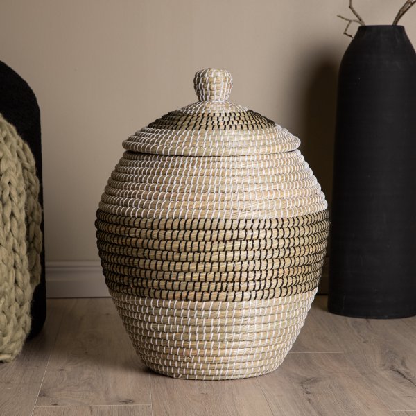 Chennai mand 33 cm - Beige/zeegras