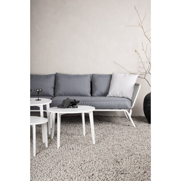 Groupe de canapés d\\\'angle Roxo - Blanc/gris Groupe de canapés d\\\'angle Roxo - Blanc/gris