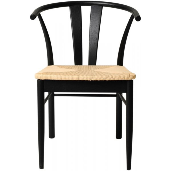 Chaise de salle  manger Chiba - Chne laqu noir