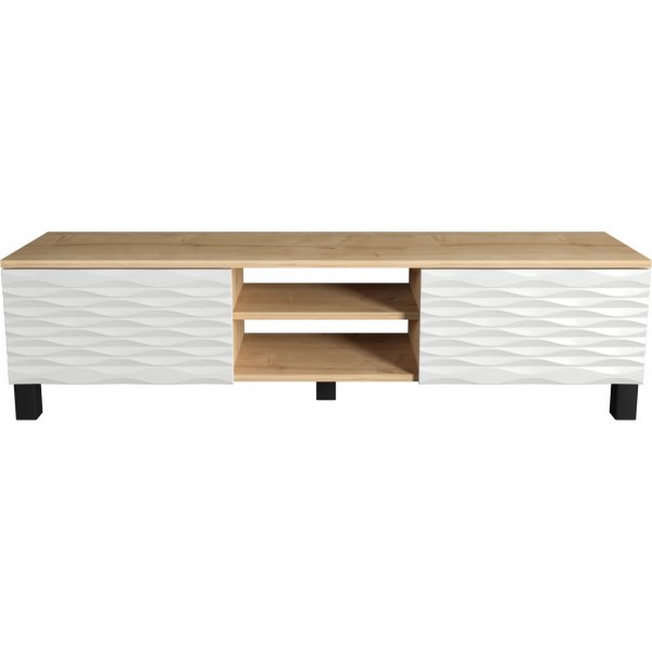 Banc multimdia Linda - Chne saphir/blanc