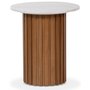 Matisse runt lampbord 50 cm - Ek / Marmor