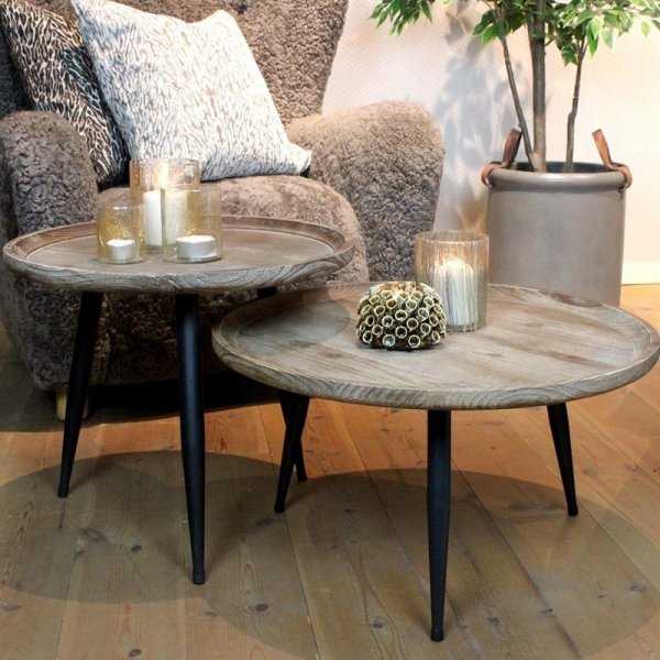 Table Vega grande 60 x H33,5 cm - Naturel