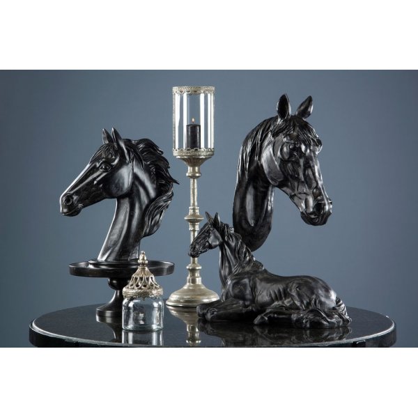 Prydnadsdjur (Häst) liggandes - Svart Prydnadsdjur (Häst) liggandes - Svart