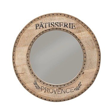 Provence rund spegel - Vintage
