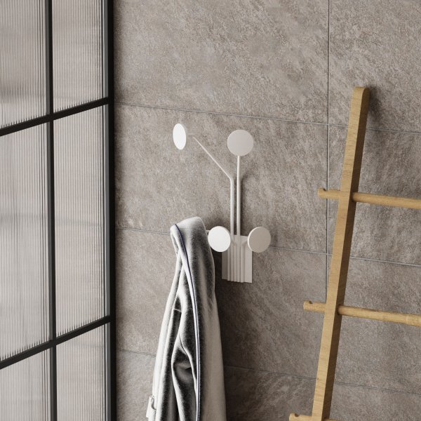 Cintre girafe - Blanc Cintre girafe - Blanc