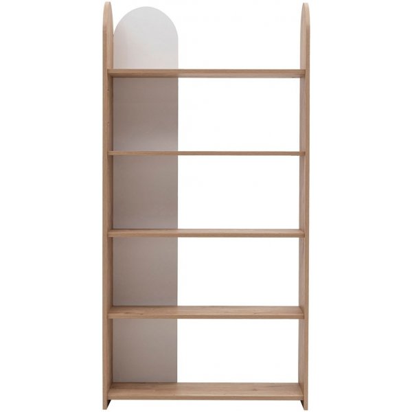 Bibliothque Mindy - Chne saphir/blanc