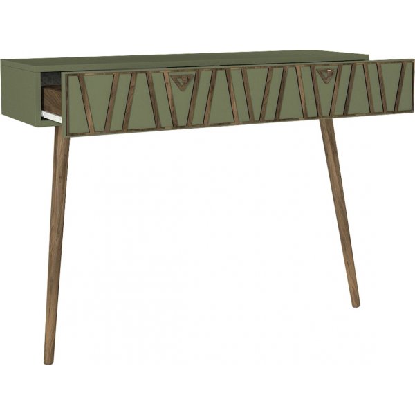 Forest avlastningsbord 120x 35 cm - Valnöt/mörkgrön Forest avlastningsbord 120x 35 cm - Valnöt/mörkgrön