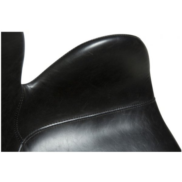 Chaise de bureau Gaia - Noir vintage