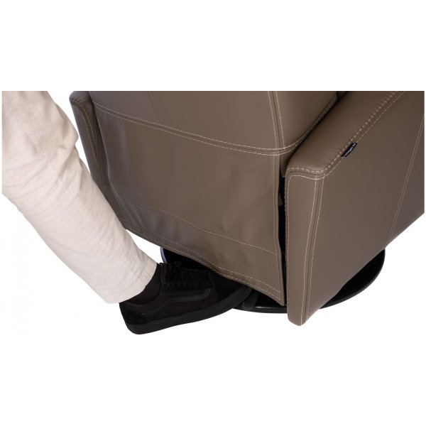 Fauteuil inclinable électrique Milan - Marron Fauteuil inclinable électrique Milan - Marron