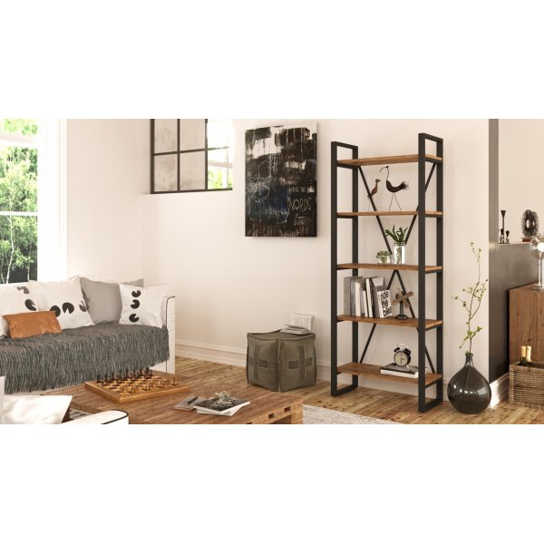 Metal bokhylla 1 - Furu Metal bokhylla 1 - Furu