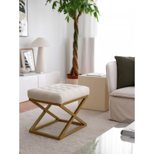 Pouf Altin - Crème Pouf Altin - Crème