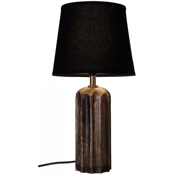 Kardemumma bordslampa - Mrk tr/svart