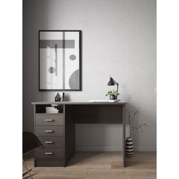 Bureau Function Plus 110 x 48,5 x 76 cm - Rovere Gessato, fonc