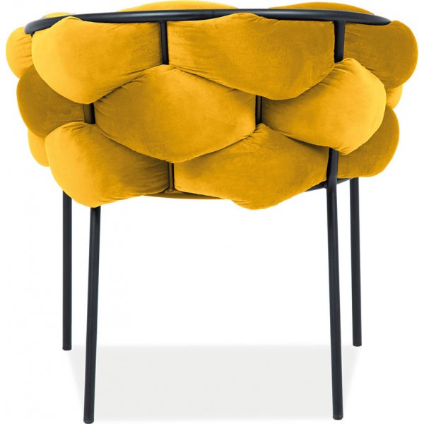 Chaise de salle à manger Norte - Velours orange Chaise de salle à manger Norte - Velours orange