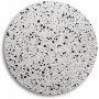 Terrazzo runt soffbord 80 cm - Cosmos Terrazzo & underrede Star i krom