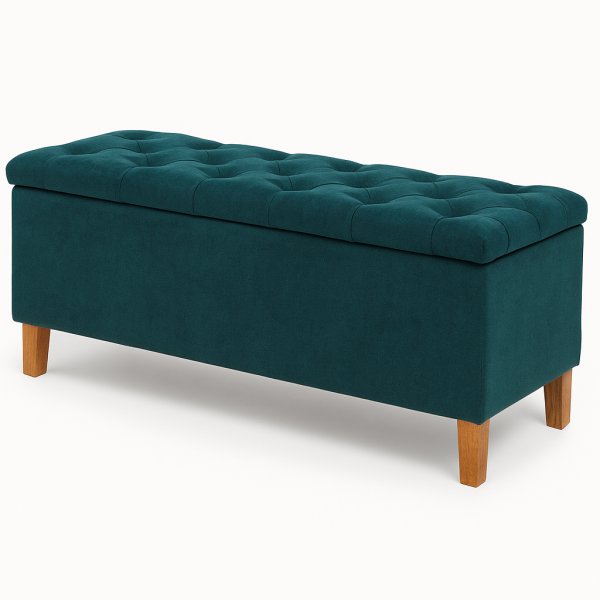 Sngkista Rnn 180 cm - Turkos sammet