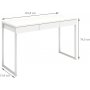 Function Plus skrivbord 125,8 x 51,6 x 76,5 cm - Svart
