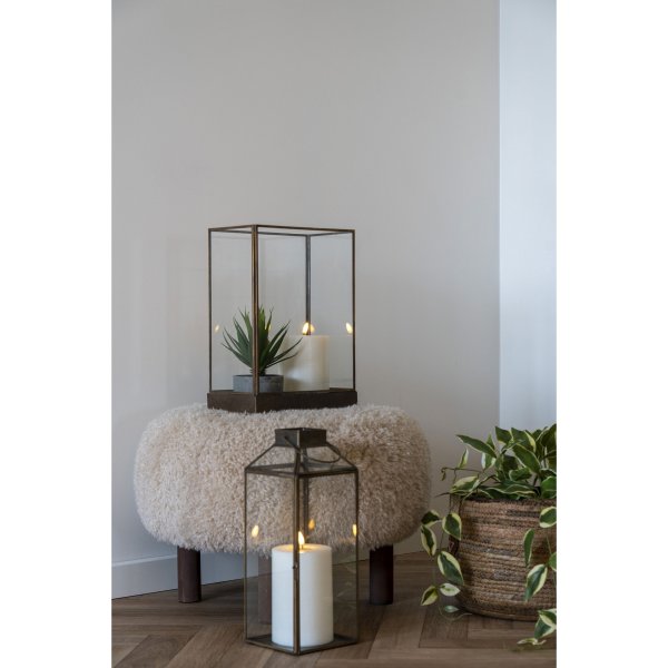 Lanterne  bougie Mysore - Laiton antique