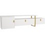 Aramis TV-meubel - Wit/goud