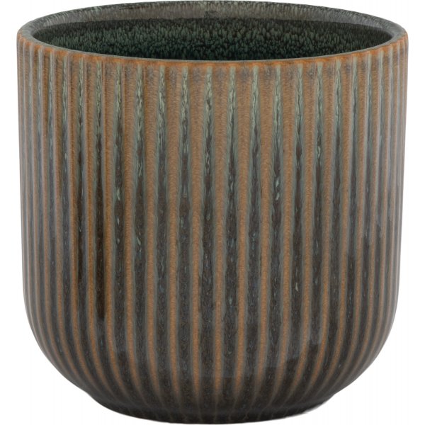 Kuglu pot Bruin/Blauw 14,5 cm