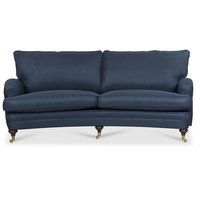 Howard London Premium 4-sits svängd soffa - Blå Howard London Premium 4-sits svängd soffa - Blå
