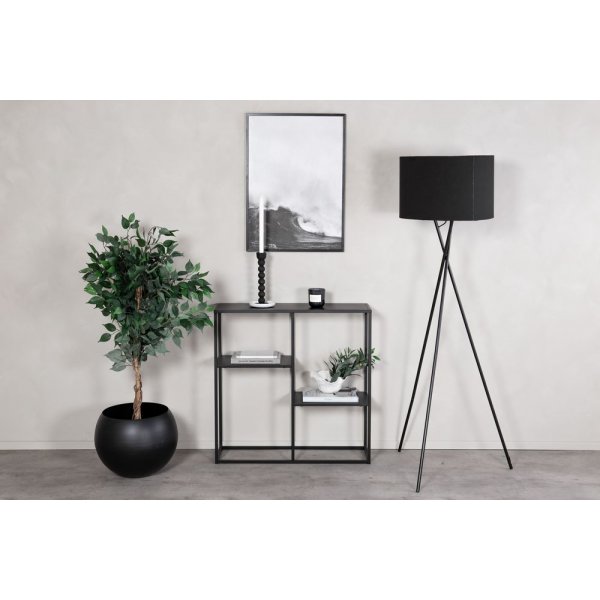 Träne konsolbord 80 x 26 cm - Svart Träne konsolbord 80 x 26 cm - Svart