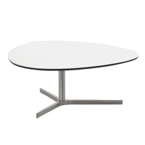 Billings soffbord 84 - Vit/metall