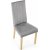 Chaise de salle  manger Heather - Velours gris