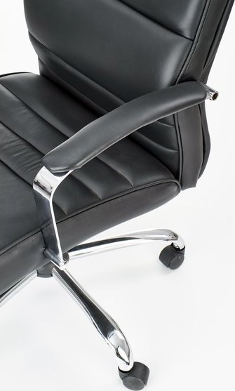 Emilee kontorsstol i svart läder Emilee kontorsstol i svart läder