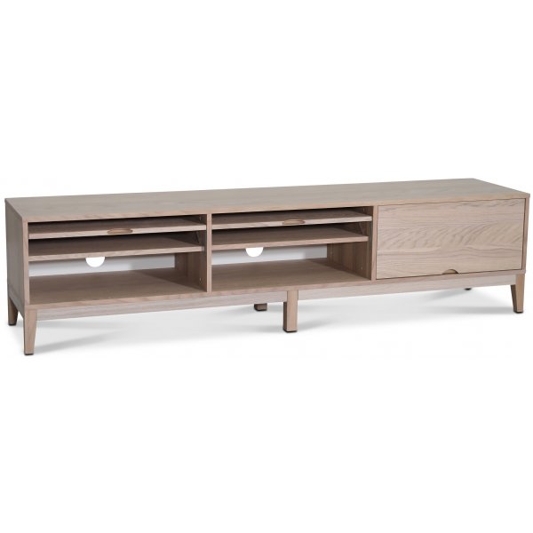 Borgholm TV-b�nk 188 cm XL - Whitewash