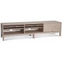 Borgholm mediabnk 188 cm XL - Whitewash