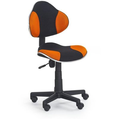 Sara skrivbordsstol - svart/orange