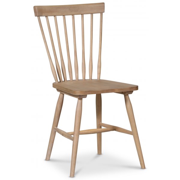 Pose matgrupp: Bord 130 cm inklusive 4 st pinnstolar - Vitbetsad ek